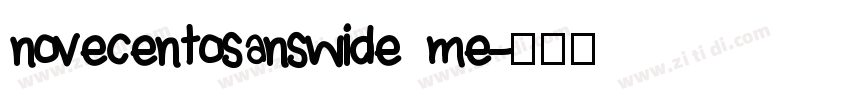 novecentosanswide me字体转换